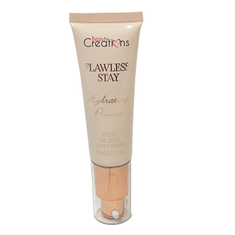 Beauty Creations Flawless Stay Hydrating Dewy Finish Primer 1oz NEW